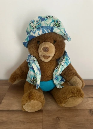 Ours en peluche articulé hawaïen, brand: La Redoute, condizioni: Ottime, taglia: Prematuri, fino a 44 cm, €8.00, €9.10 include la Protezione acquisti