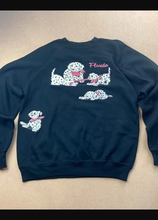 Sweat vintage Y2K noir avec des chiens - L, marque: Vintage Dressing, état: Très bon état, taille: L / 40 / 12, 11,00 €, 12,25 € Protection acheteurs incluse