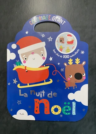 Coloriage géant - la nuit Noël, staat: Nieuw met prijskaartje, € 3,50, € 4,38 inclusief Kopersbescherming Pro