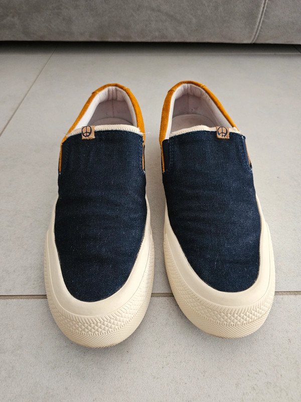 Visvim Skagway Slip On Denim