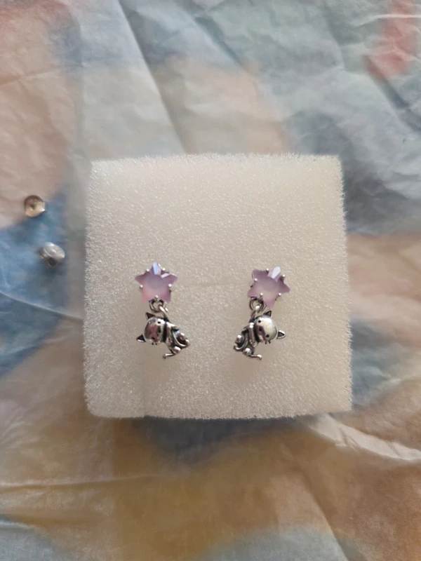Boucles d'oreille chat