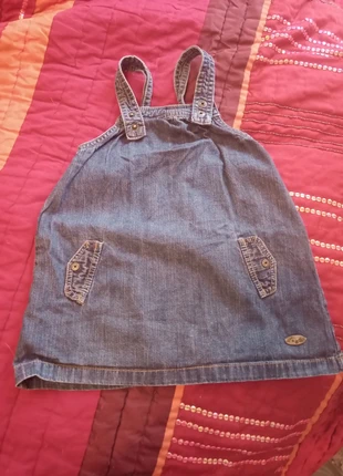 Robe jean, marca: Kitchoun, estado: Muito bom, tamanho: 12-18 meses / 80 cm, €1.00, €1.75 inclui Proteção do Comprador