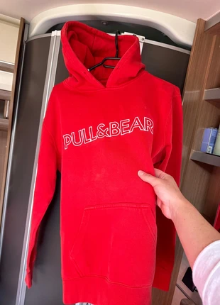 Sweat rouge, pull & bear, marque: Pull & Bear, état: Très bon état, taille: S, 15,00 €, 16,45 € Protection acheteurs incluse