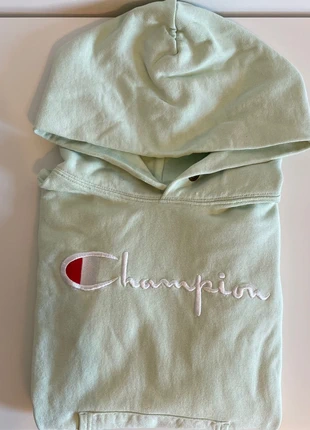 Sweat Champion vert, merk: Champion, staat: Goed, maat: S / 36 / 8, € 10,00, € 11,20 inclusief Kopersbescherming