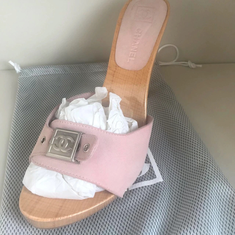 Pink Chanel Mules Vinted