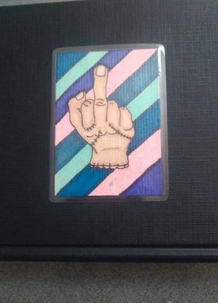 Marque page plastifié Thème Mercredi fait main , brand: Fait Main, condition: New without tags, €2.00, €2.80 includes Buyer Protection