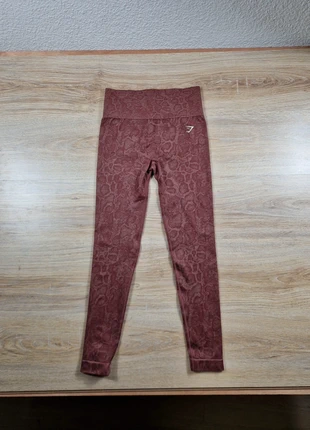 Legging gymshark femme s leopard rouge bordeaux, merk: Gymshark, staat: Nieuw zonder prijskaartje, maat: S / 36 / 8, € 20,00, € 21,70 inclusief Kopersbescherming