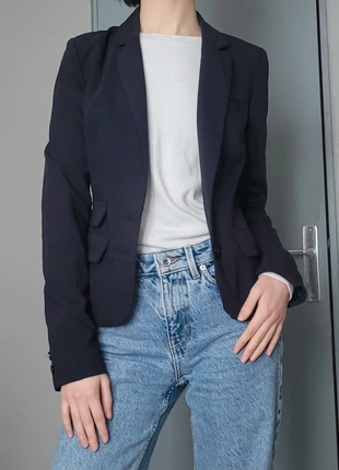 Blazer bleu foncé – Chic & intemporel – Pimkie – Taille XS/34, marca: Pimkie, estado: Nuevo sin etiquetas, tamaño: XS / 34 / 6, 3,50 €, 4,38 € Protección al comprador incluida