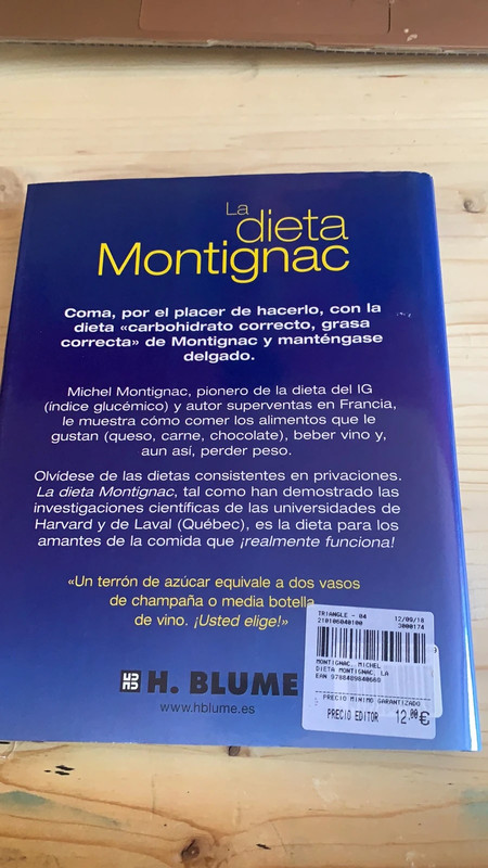 Libro de recetas « la dieta Montignac » 3