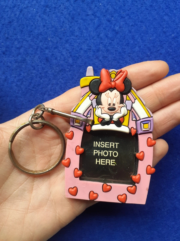 2 Portachiavi keychain portachiave disney minnie topolino mickey mouse