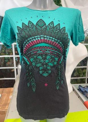 Tee shirt Affliction Clothing native flower, marca: Affliction, estado: Nuevo con etiquetas, tamaño: S / 36 / 8, 30,00 €, 32,20 € Protección al comprador incluida