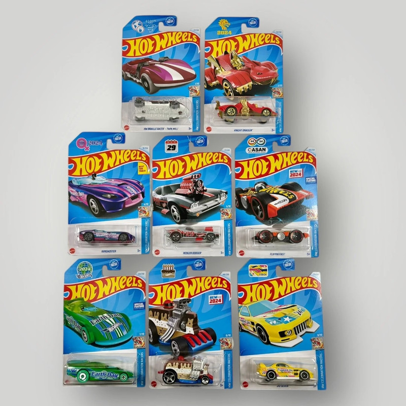 Hot Wheels 2024 HW Celebration Racers Set of 8 1