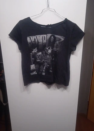 T-shirt court manches courtes noir, brand: Bilook, condition: Good, size: 14 years / 164 cm, €2.00, €2.80 includes Buyer Protection