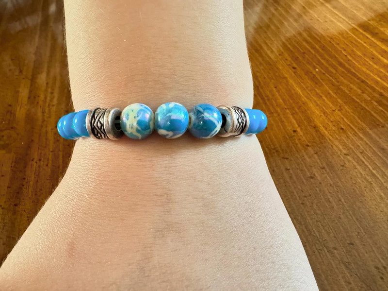 Blue bracelet 3
