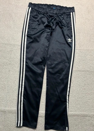 Pantalon droit large Adidas 3 bandes noir Taille S noir/marine, brand: adidas, condition: Good, size: S / 36 / 8, €12.00, €13.30 includes Buyer Protection Pro