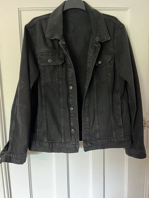 Primark black denim jacket Men s size M