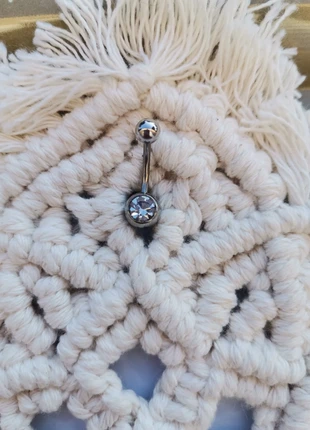 Piercing nombril strass argenté , condition: Very good, €4.00, €4.90 includes Buyer Protection