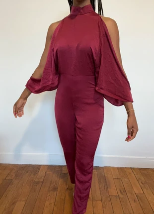 Combi bordeau Missguided satinée, brand: Missguided, condition: Very good, size: S / 36 / 8, €3.00, €3.85 includes Buyer Protection