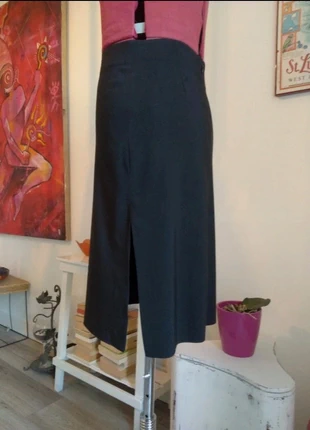 Jupe crayon fendue noir vintage La City 38, brand: Vintage, condition: Very good, size: M / 38 / 10, €7.00, €8.05 includes Buyer Protection