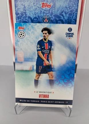 Kaart **Topps Champions van Europa – Paris Saint-Germain, merk: Topps, staat: Heel goed, € 1,00, € 1,75 inclusief Kopersbescherming