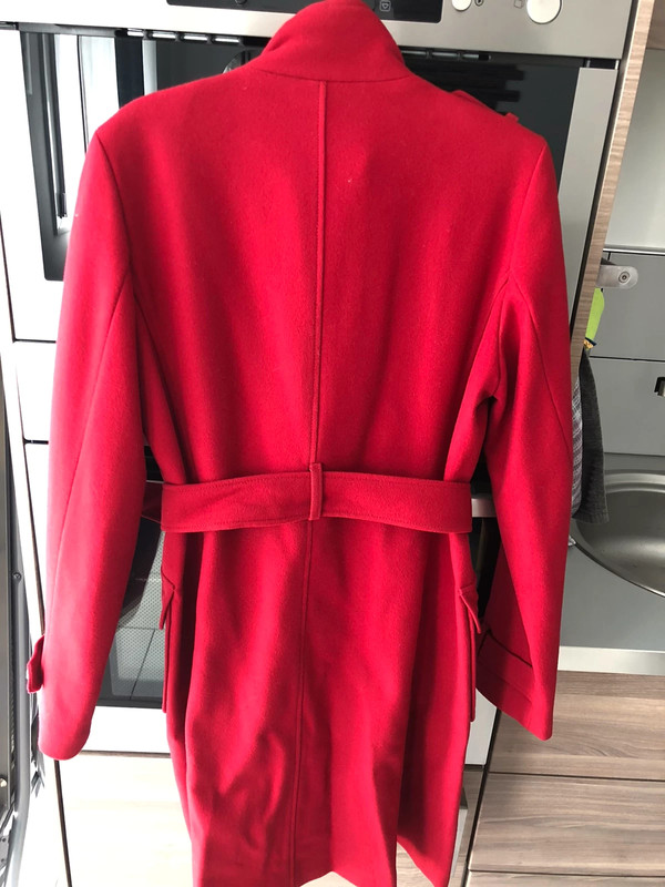 manteau rouge etam