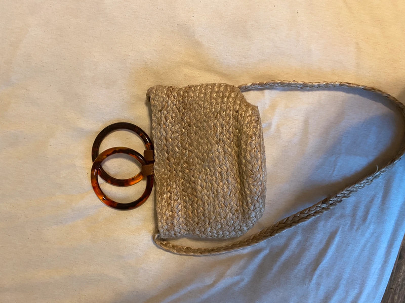 Woven tortoise bag