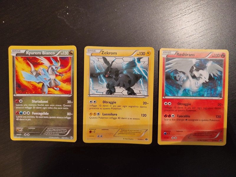 Carte pokémon reshiram et zekrom gx - Vinted