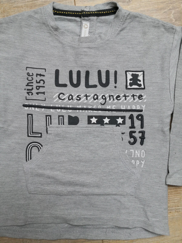 T shirt lulu castagnette 24 mois Vinted