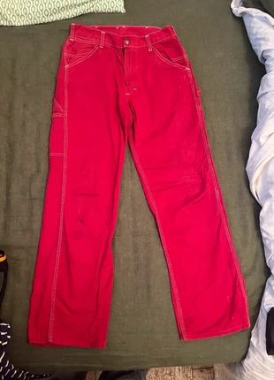 Vintage red jeans, condition: Good, size: M / 10, £8.00, £9.10 includes Buyer Protection