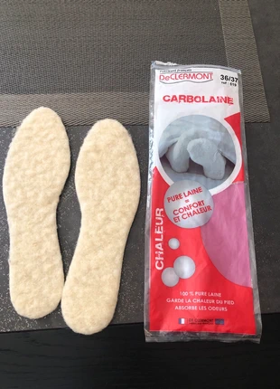 Paire semelle fourree 36/37, marque: DeClermont, état: Neuf sans étiquette, 2,00 €, 2,80 € Protection acheteurs incluse