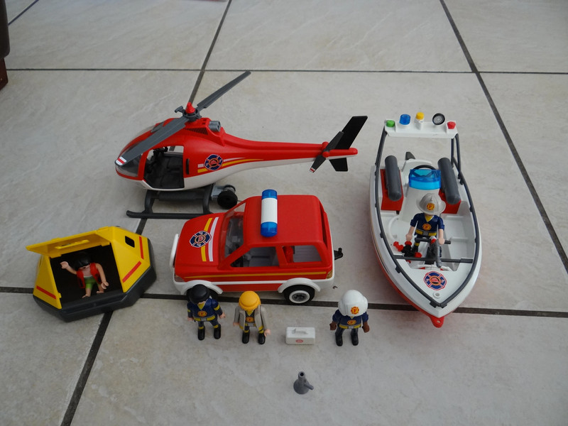 Playmobil 9319 equipe de pompiers 1