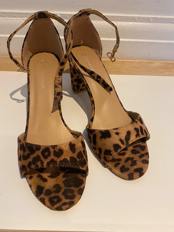 Claudia Ghizzani Leopard Print Heeled Sandals - Vinted