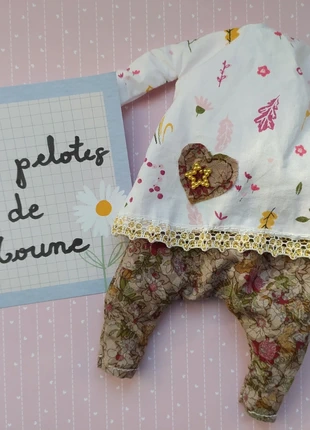 🍁 Titre : Ensemble Automnal Fait Main – Chemisier Fleuri & Pantalon Baggy pour Pullip/Blythe, marca: Fait Main, estado: Muy bueno, tamaño: Talla única, 17,00 €, 18,55 € Protección al comprador Pro incluida