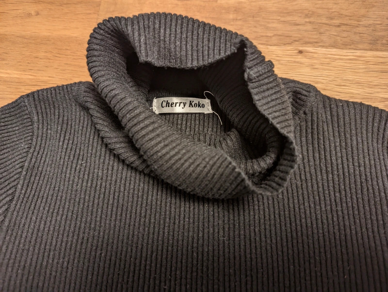 Petit pull côtelé femme fille environ 34-36 Cherry Koko - photo numéro 4