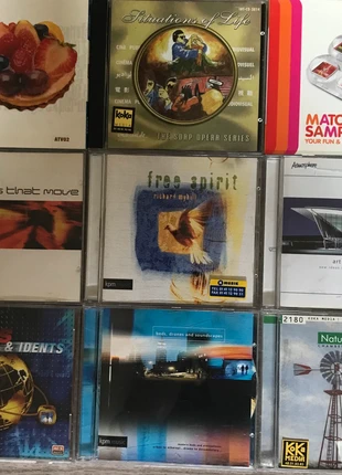 Lot 10 CD Library Illustration sonore News Beds Idents Art Design Soundscapes Instrumental Montes, condition: Very good, €20.00, €21.70 includes Buyer Protection