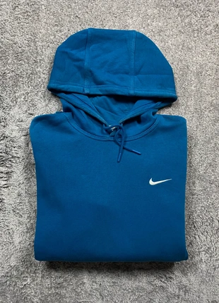 Sweat à capuche nike bleu logo brodé nike blanc #301, marke: Nike, zustand: Gut, größe: L, 20,00 €, 21,70 € inklusive Vinted-Käuferschutz