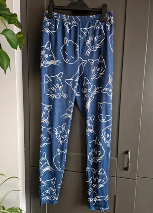 Navy blue cat leggings size 12, brand: NO LABEL, condition: Very good, size: L / 12, £3.00, £3.85 includes Buyer Protection