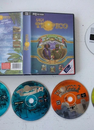 lot pack Saga Tropico 1/2/3 gold paradise island & La baie des pirates PC FR, brand: Paradise, condition: Good, €28.00, €30.10 includes Buyer Protection Pro