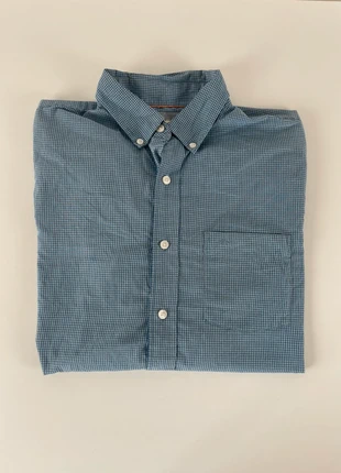 Chemise Dockers – À carreaux bleus et blanc – Manches longues – Taille M, marke: Dockers, zustand: Sehr gut, größe: M, 9,00 €, 10,15 € inklusive Vinted-Käuferschutz