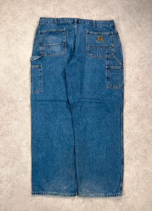 Carhartt baggy carpenter jeans men’s 38W workwear blue navy loose fit pants, brand: Carhartt, condition: Good, size: W38, £27.99, £30.09 includes Buyer Protection Pro