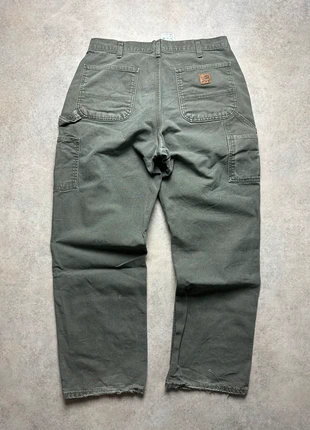 Jean Carpenter Regular Fit Vintage Carhartt Kaki, merk: Carhartt, staat: Goed, maat: W35 | FR 44, € 25,00, € 26,95 inclusief Kopersbescherming Pro