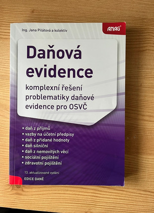 Obrázek k inzerátu: Knížka Daňové Evidence pro OSVČ