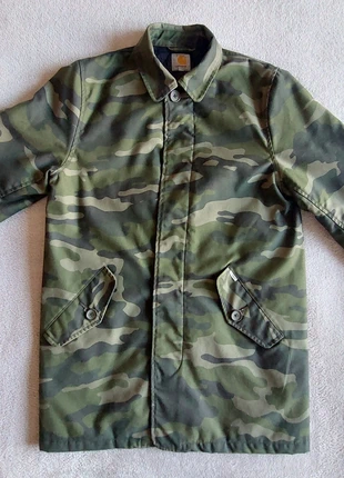 Chaqueta Harris Trenchcoat Carhartt Camo, marque: Carhartt, état: Très bon état, taille: M, 45,00 €, 47,95 € Protection acheteurs incluse