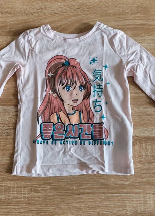 T-shirt manches longues fille, marca: Kiabi, estado: Muy bueno, tamaño: 4 años / 104 cm, 1,50 €, 2,28 € Protección al comprador incluida