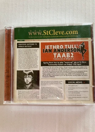 D Jethro Tull's Ian Anderson - TAAB2 (Thick As A Brick 2) - Ottime Condizioni, condizioni: Ottime, €18.00, €19.60 include la Protezione acquisti