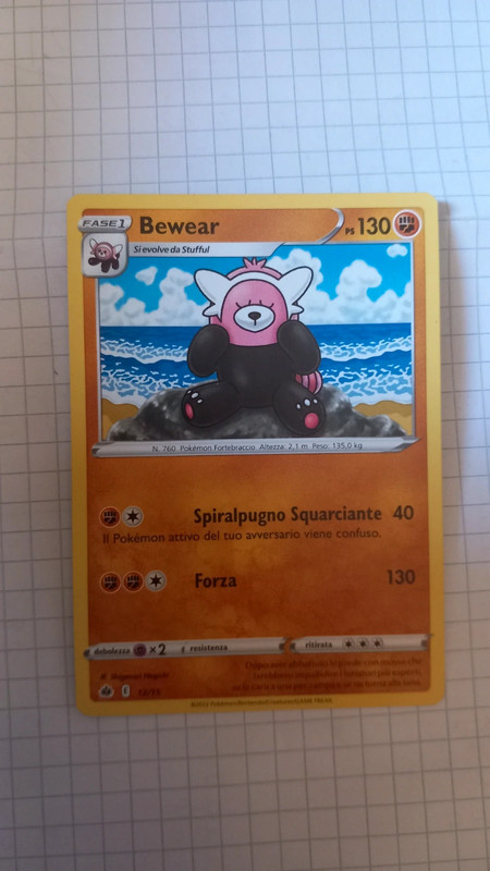 Carta Pokemon Bewear