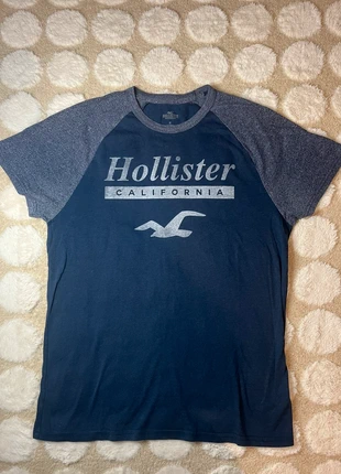 T-shirt bleu Hollister - Taille M, marque: Hollister, état: Très bon état, taille: M, 8,00 €, 9,10 € Protection acheteurs incluse