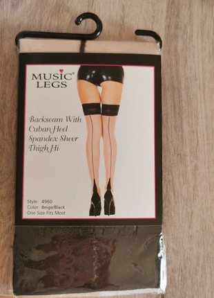Bas femme, marca: Music Legs, estado: Nuevo con etiquetas, tamaño: M / 38 / 10, 3,00 €, 3,85 € Protección al comprador incluida