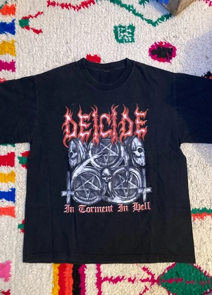 Bandshirt Deicide In Torment In Hell Pentagram Logo Skull Cross Vintage y2k Metal XL/XXL, merk: Vintage Dressing, staat: Heel goed, maat: XL, € 49,95, € 53,15 inclusief Kopersbescherming