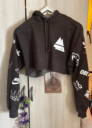 Sweat à Capuche Croppé Personnalisé AWDis Just Hoods - Style Streetwear Unique, marca: awdis Just Hoods, estado: Muy bueno, tamaño: S / 36 / 8, 5,00 €, 5,95 € Protección al comprador incluida